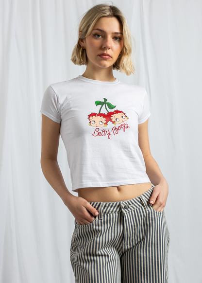 Daisy Street - Betty Boop Cherry Baby Tee