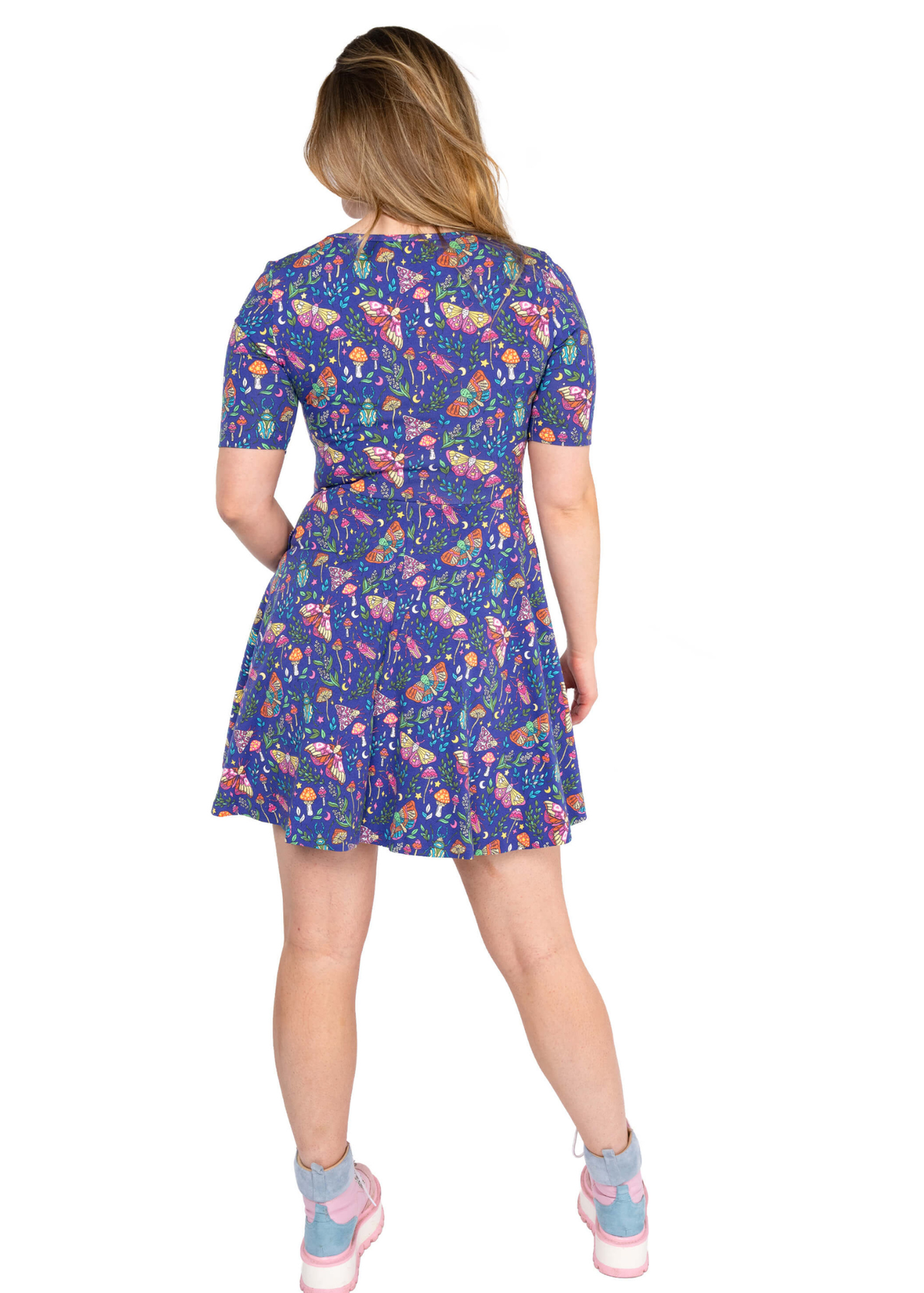 Rebel Romance - Nocturne Meadow Fit & Flare Skater Dress