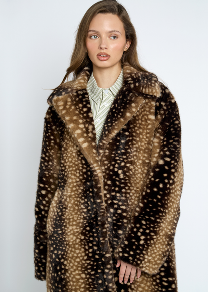 Daisy Street - Doe Faux Fur Coat