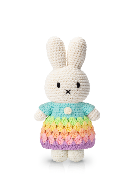 Miffy - Miffy Handmade Rainbow Dress Plush