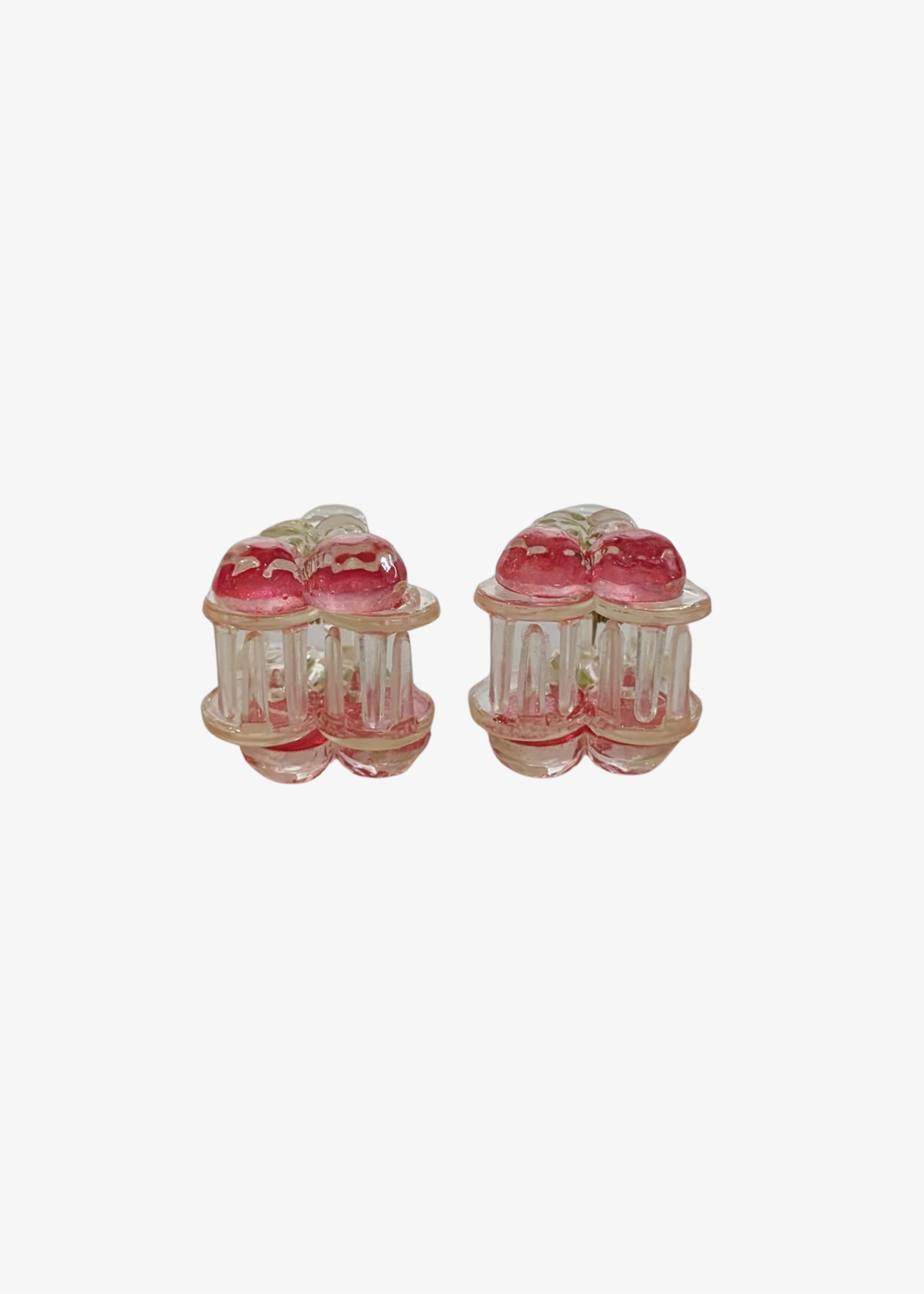 The Edit - Cherry Hair Claw Duo