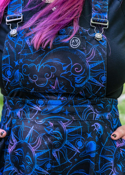Rebel Romance - Celestial Dreams Stretch Flared Pinafore