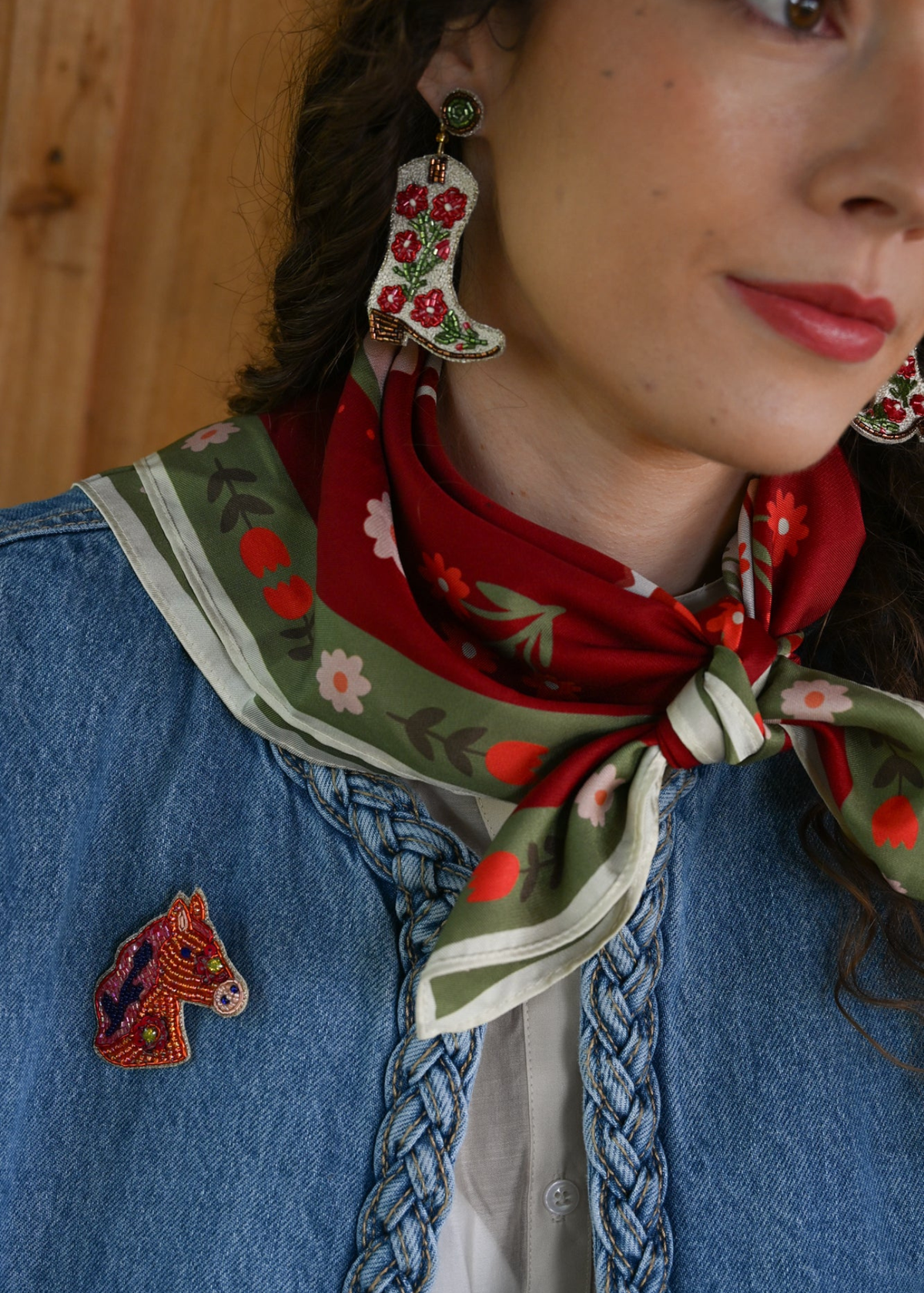 My Doris - Folk Horse Brooch
