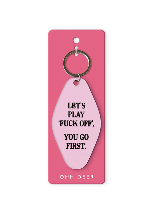 Ohh Deer - 'Let’s Play Fuck Off' Keyring