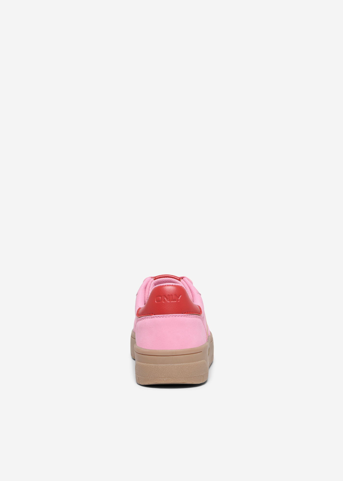 Only - Platform Sneaker in Pink and Red