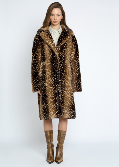 Daisy Street - Doe Faux Fur Coat