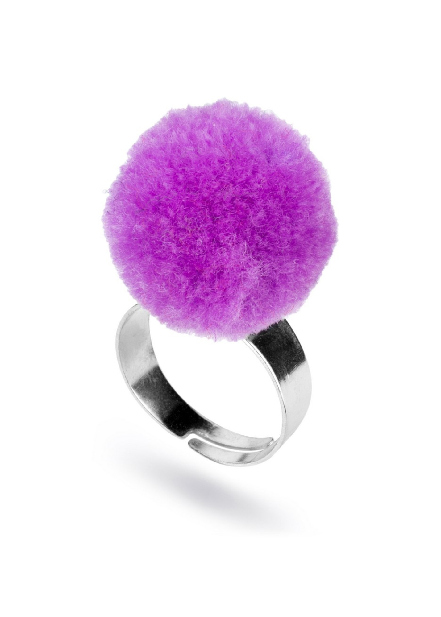 Joe Cool - Adjustable Colourful Pom Pom Rings