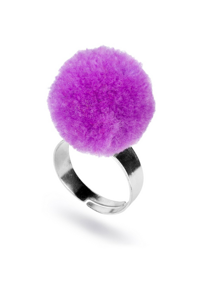 Joe Cool - Adjustable Colourful Pom Pom Rings