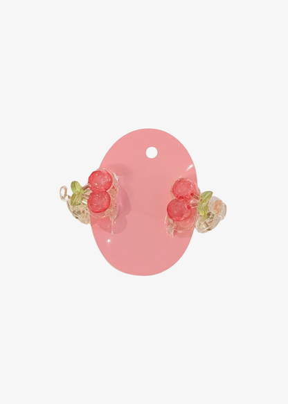 The Edit - Cherry Hair Claw Duo