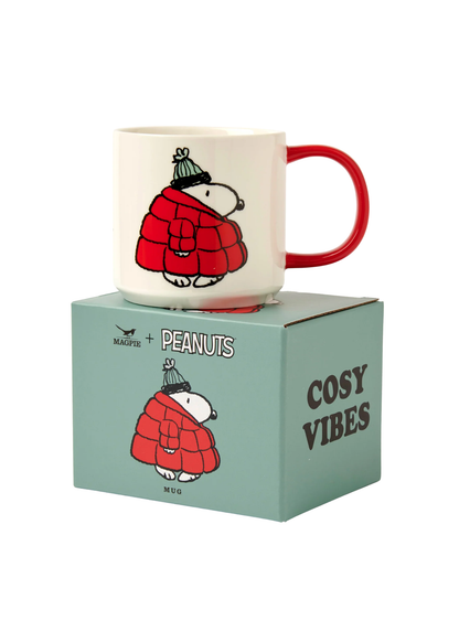 Magpie - Snoopy ‘Cosy Vibes’ Puffa Jacket Mug