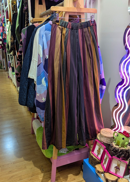 The Edit - Colourful Vertical Stripe Trousers