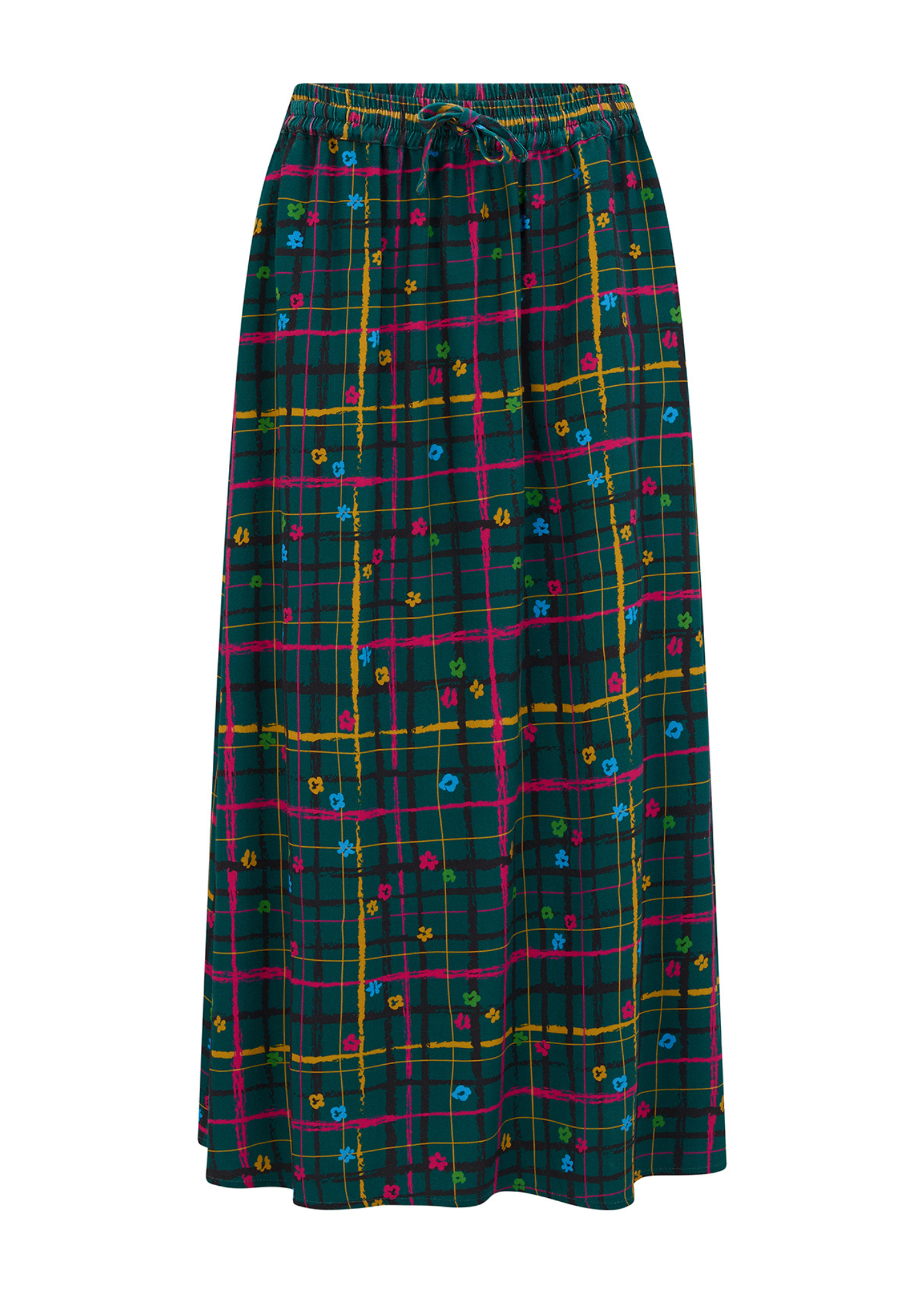 Sugarhill Brighton - Melody Teal Doodle Midi Skirt