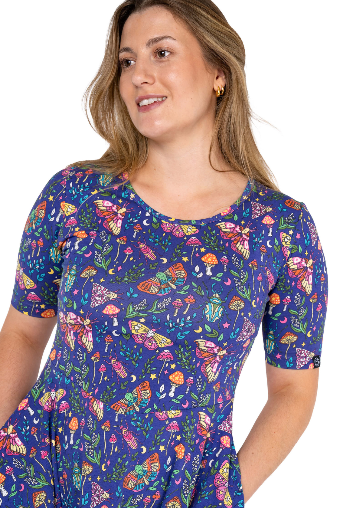 Rebel Romance - Nocturne Meadow Fit & Flare Skater Dress