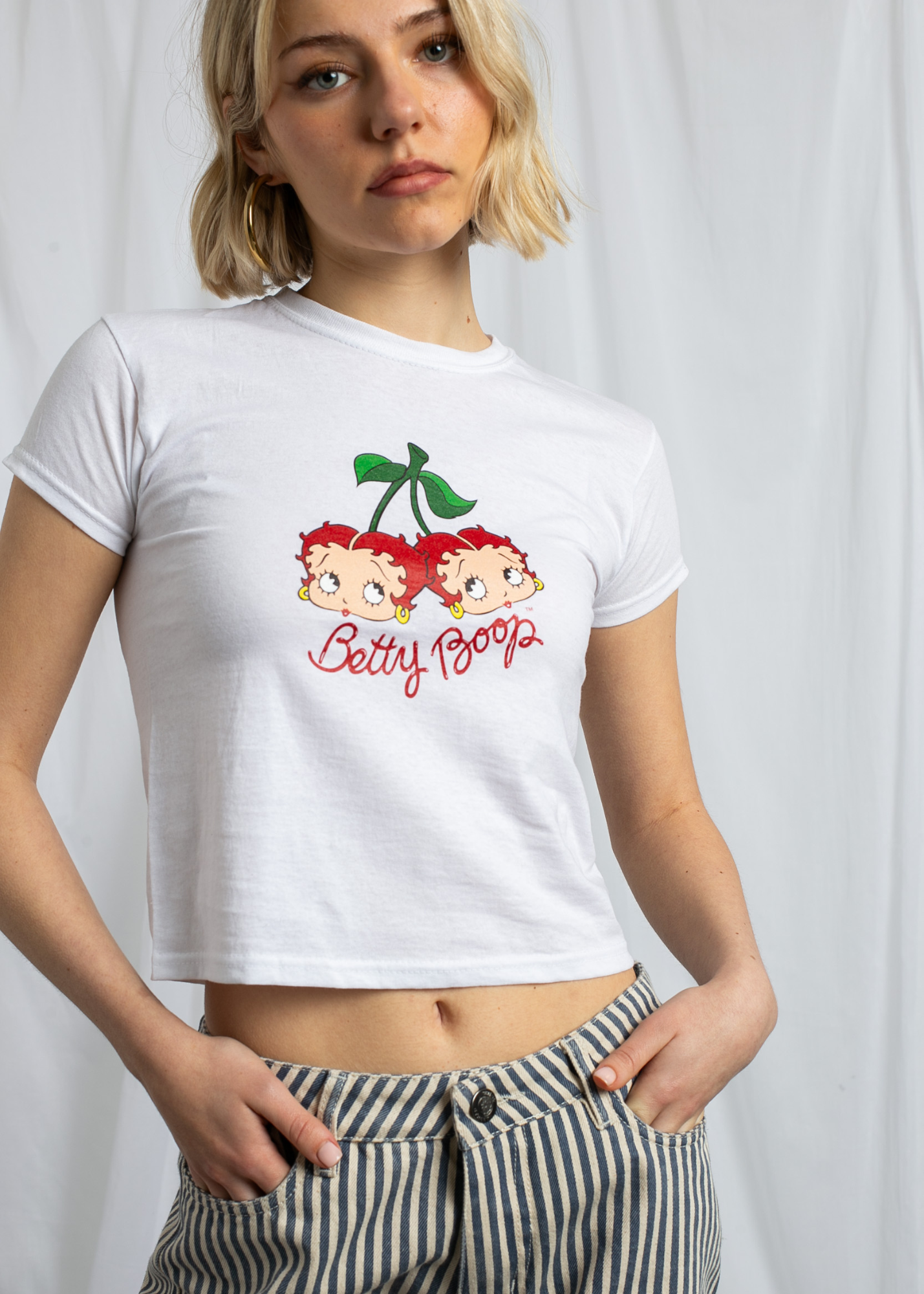 Daisy Street - Betty Boop Cherry Baby Tee