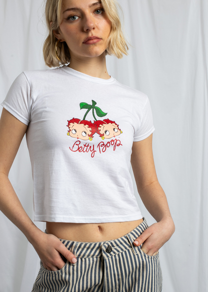 Daisy Street - Betty Boop Cherry Baby Tee