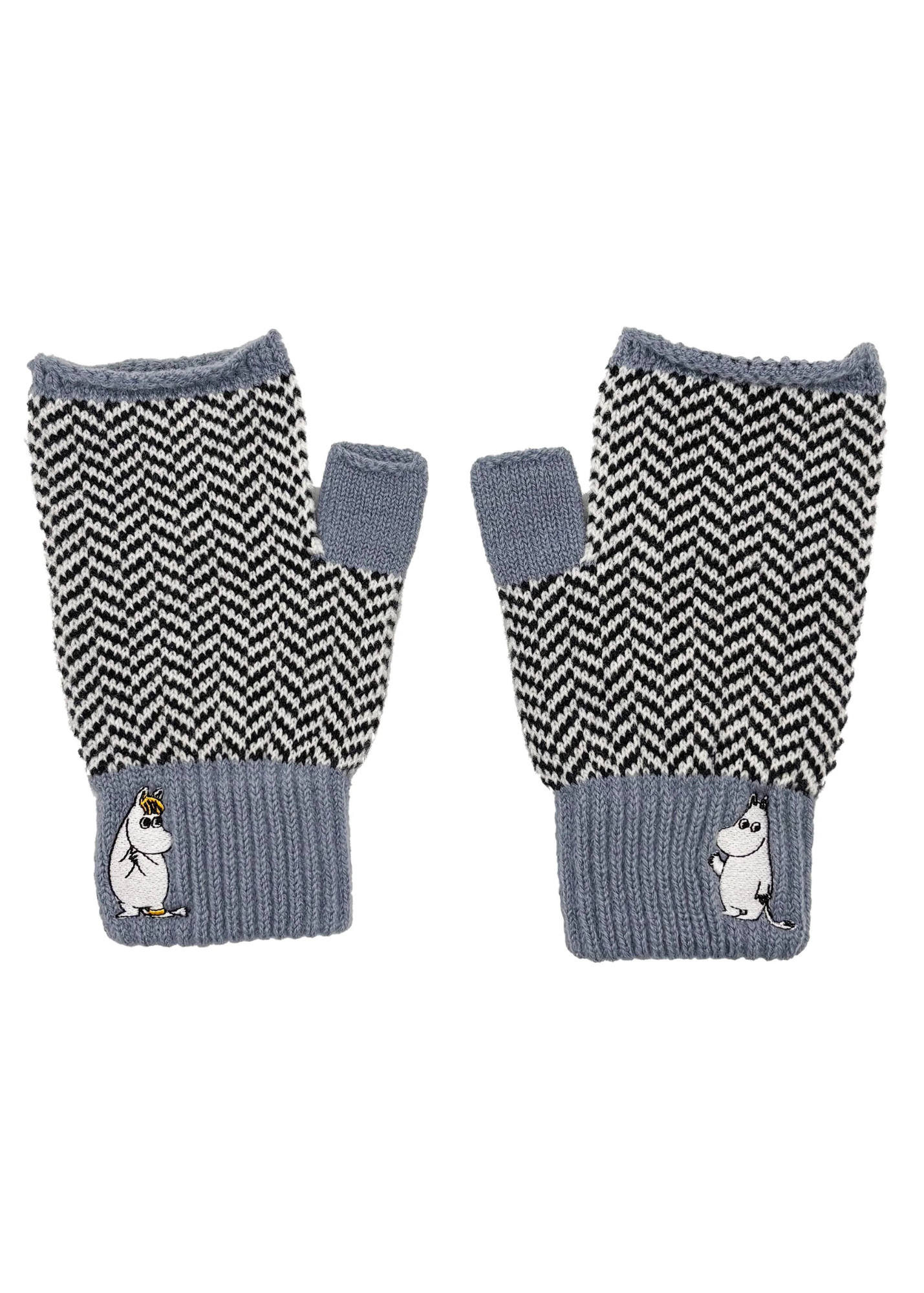 House of Disaster - Moomin Herringbone Fingerless Gloves