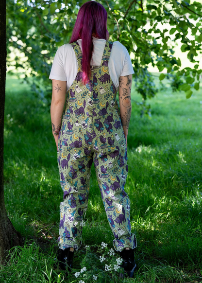 Run & Fly - Cool Mint Spooks Stretch Twill Dungarees