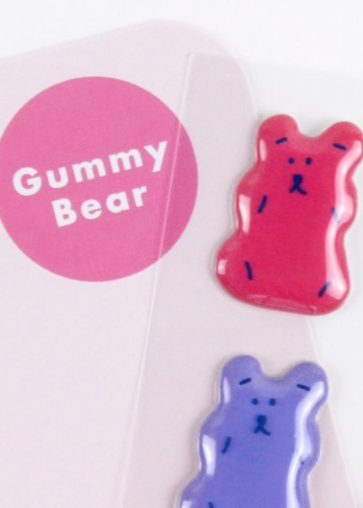 Greeting Life - Gummy Bear Puffy Stickers
