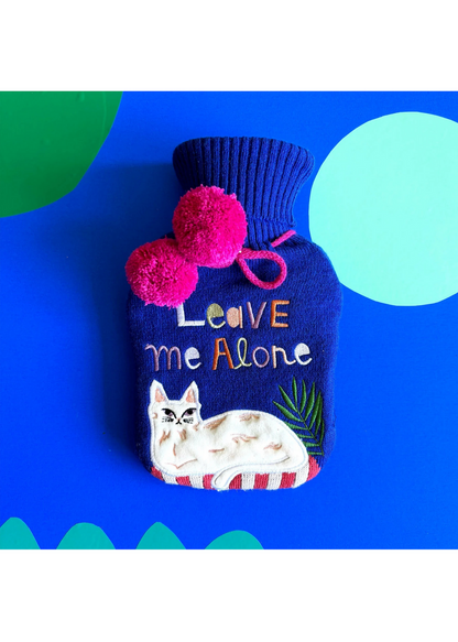 House of Disaster - Catnip Leave Me Alone Hot Water Bottle