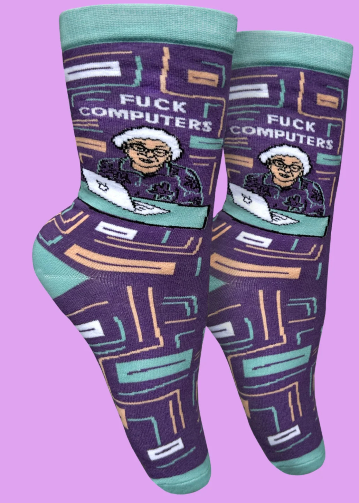 Socktopus - F*** Computers Socks
