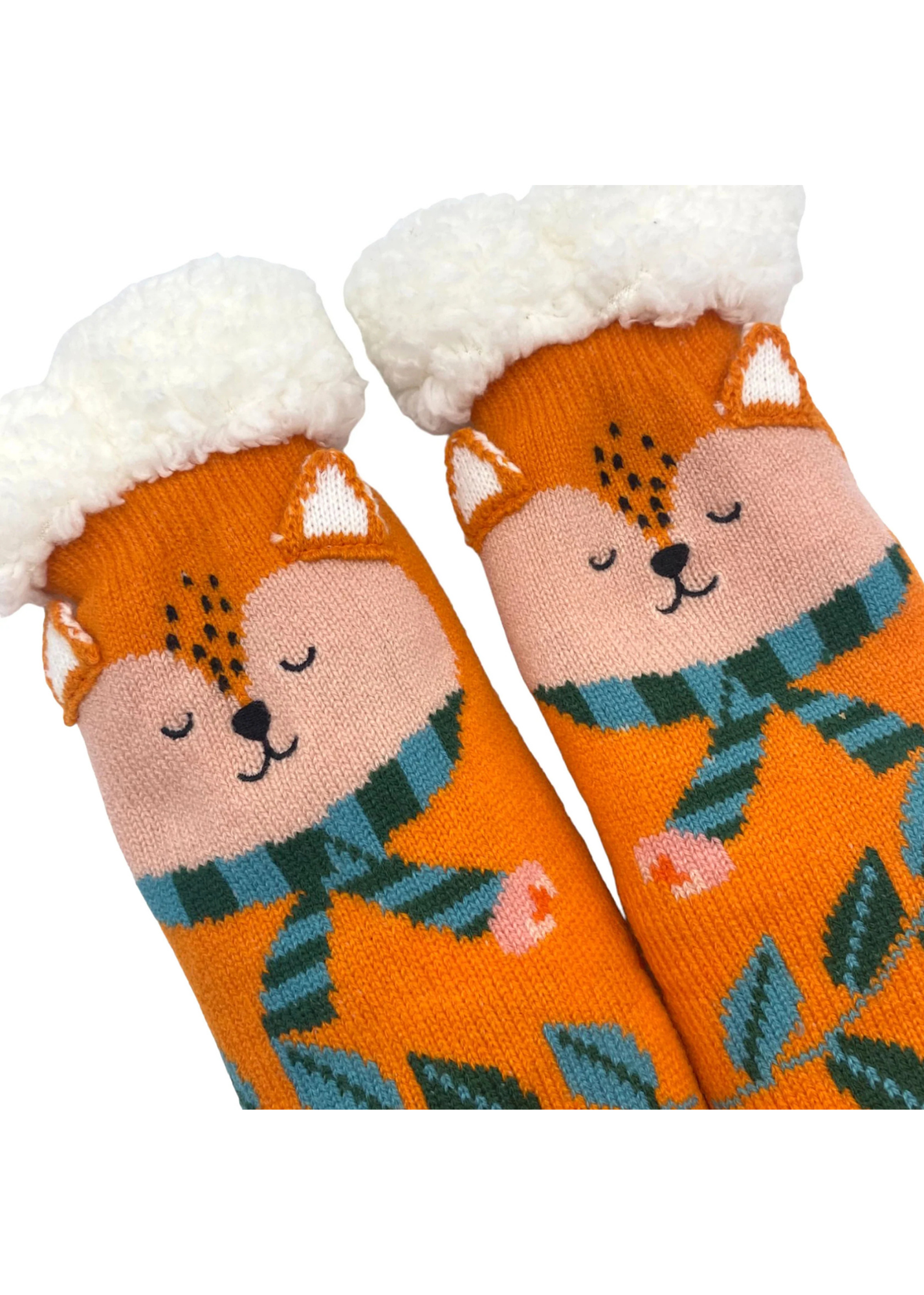 House of Disaster - Secret Garden Fox Slipper Socks