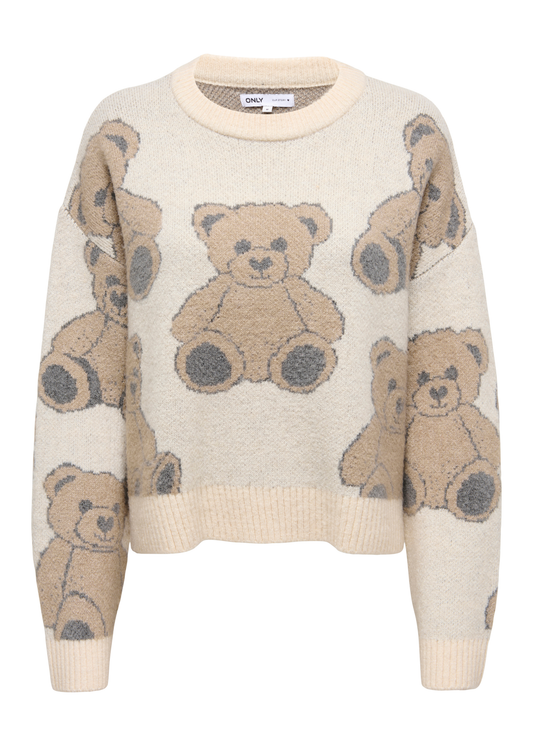 Only - Soft Teddy Bear Knit Jumper