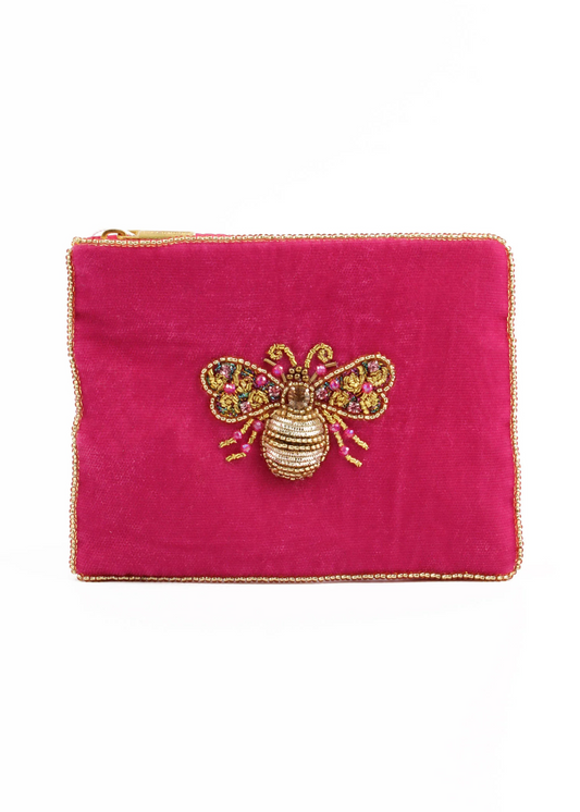 My Doris - Bee Purse in Gold and Pink