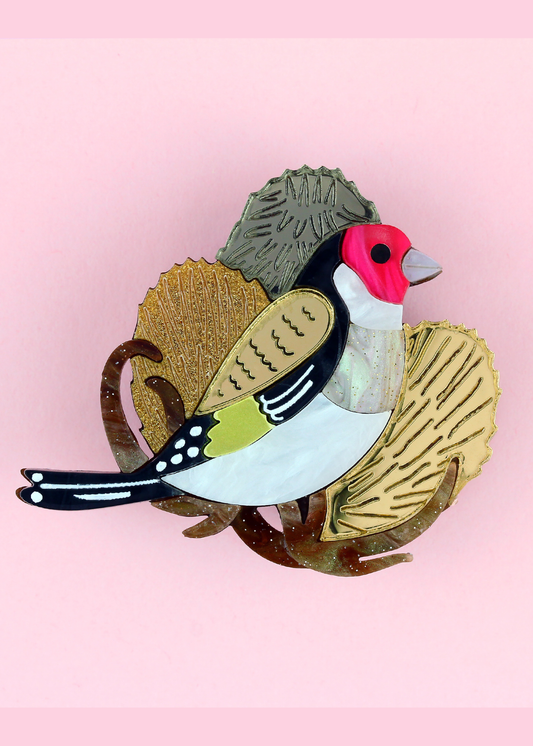 Little Moose - Goldfinch Brooch