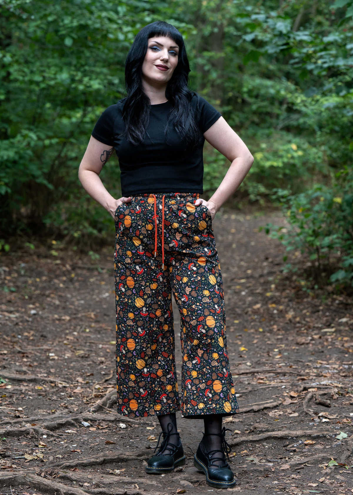 Rebel Romance - Autumn Favourites Wide Leg Cropped Trousers