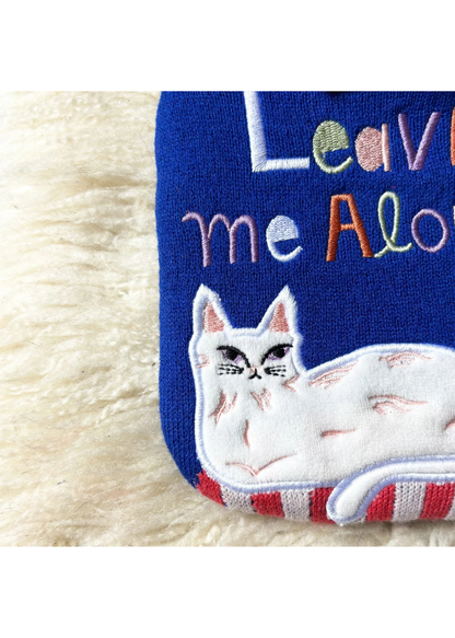 House of Disaster - Catnip Leave Me Alone Hot Water Bottle