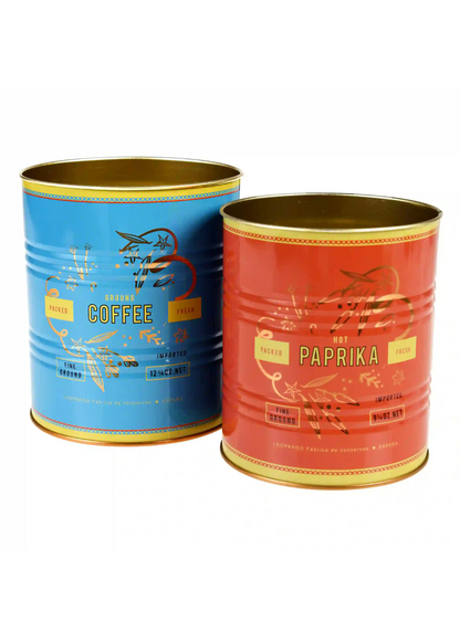 Rex London - Medium Leopard Storage Tins