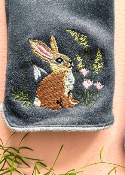 House of Disaster - Secret Garden Embroidered Rabbit Gloves