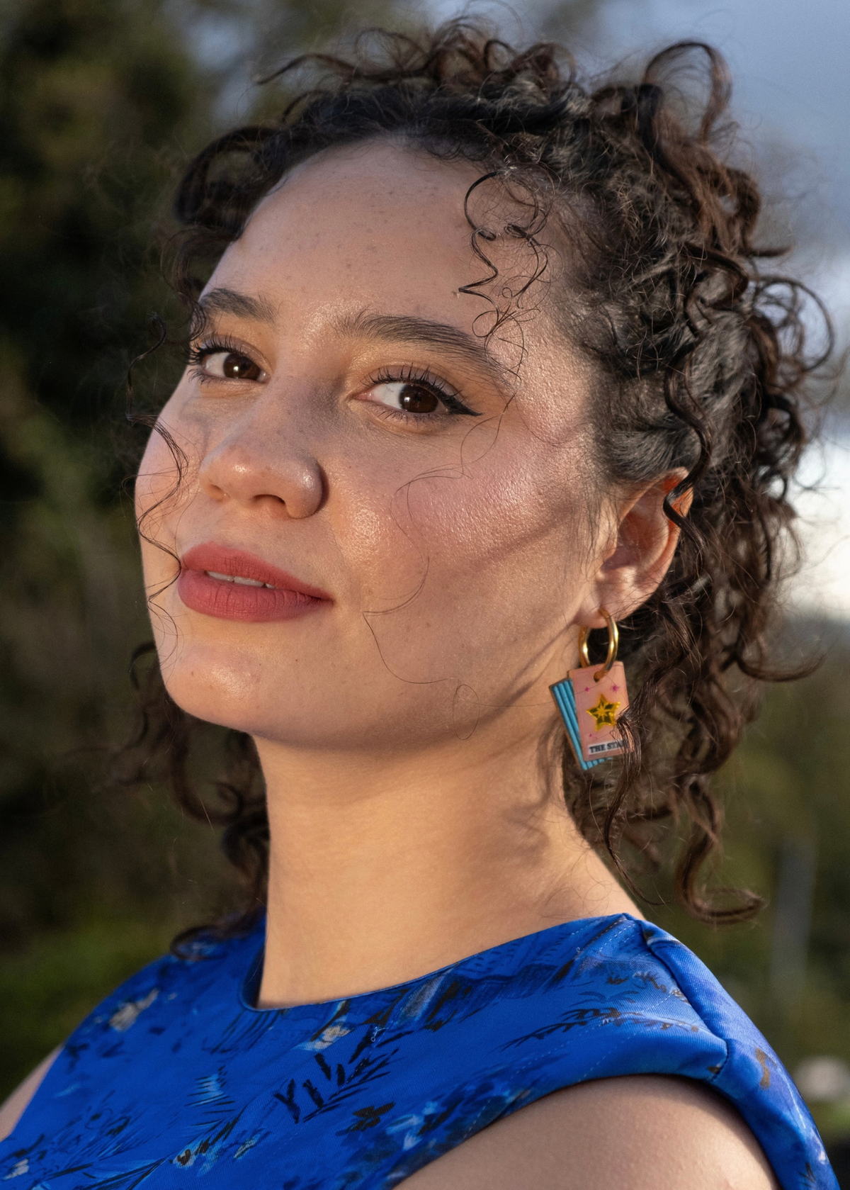 Cuteryko - Tarot Card Hoop Earrings