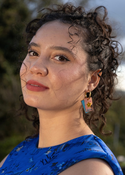 Cuteryko - Tarot Card Hoop Earrings