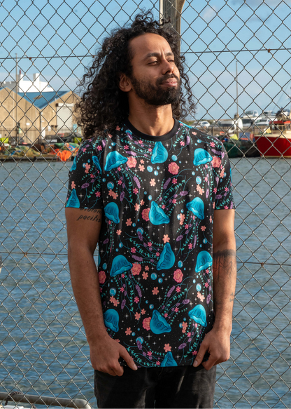 Rebel Romance - Rebel Romance Floral Jellyfish T-Shirt