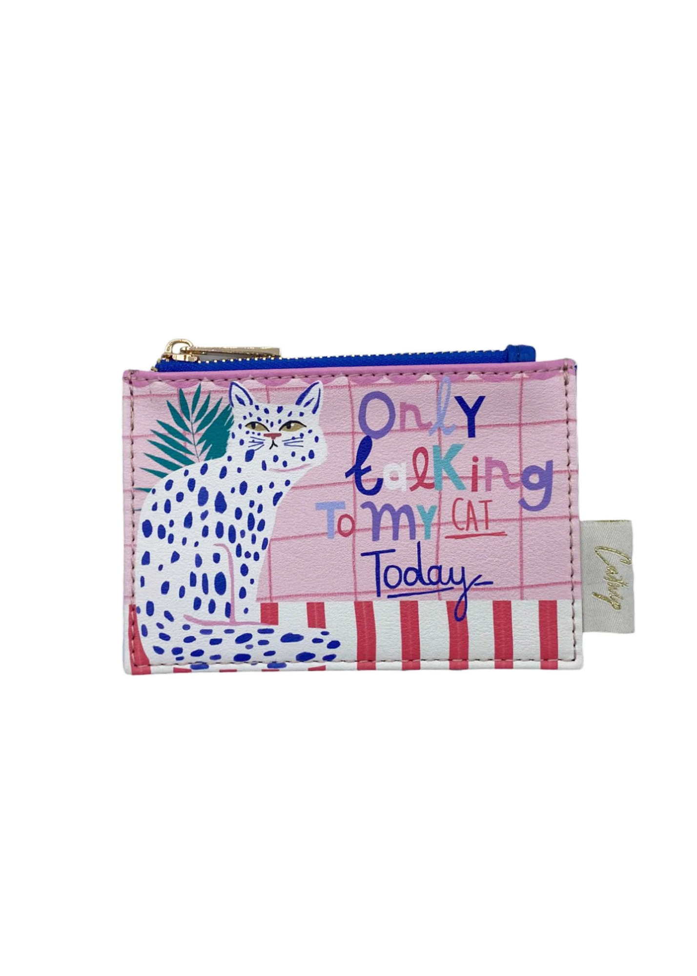 House of Disaster - Catnip ‘Only Talking to my Cat’ Zip Purse