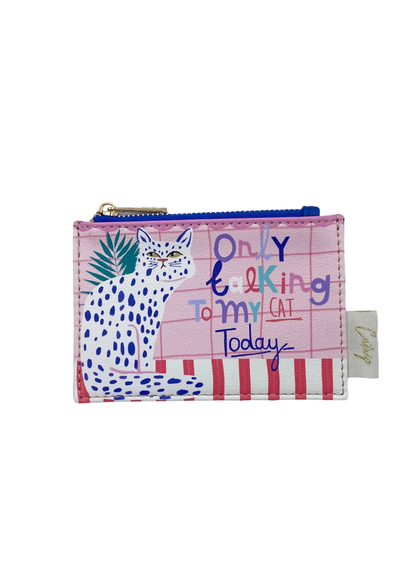 House of Disaster - Catnip ‘Only Talking to my Cat’ Zip Purse