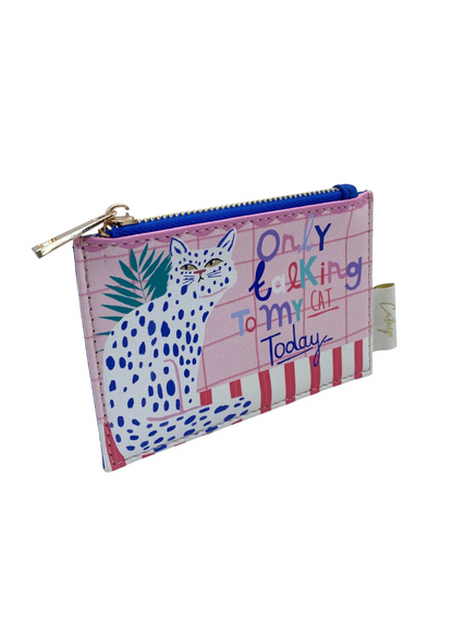 House of Disaster - Catnip ‘Only Talking to my Cat’ Zip Purse