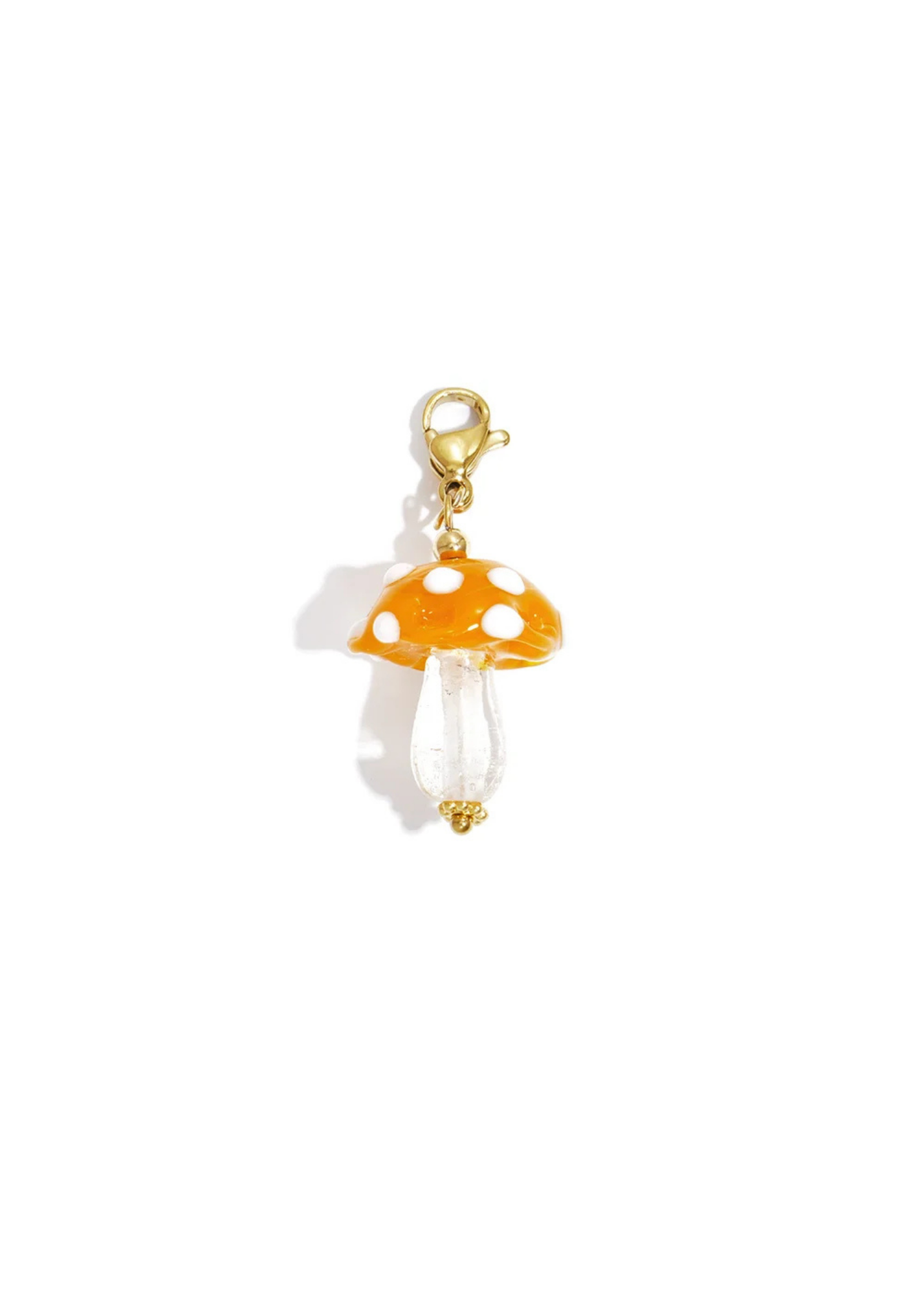 The Edit - Mushroom Charm in Orange