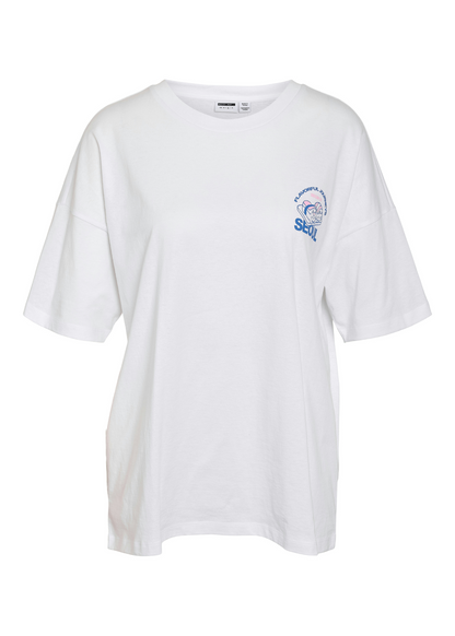 Noisy May - White Sushi Cat Tee