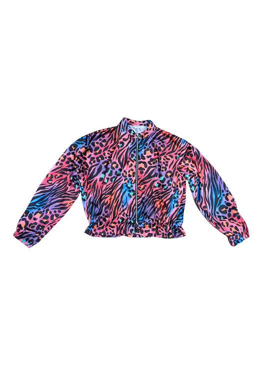 The Edit - Rainbow Animal Print Jacket