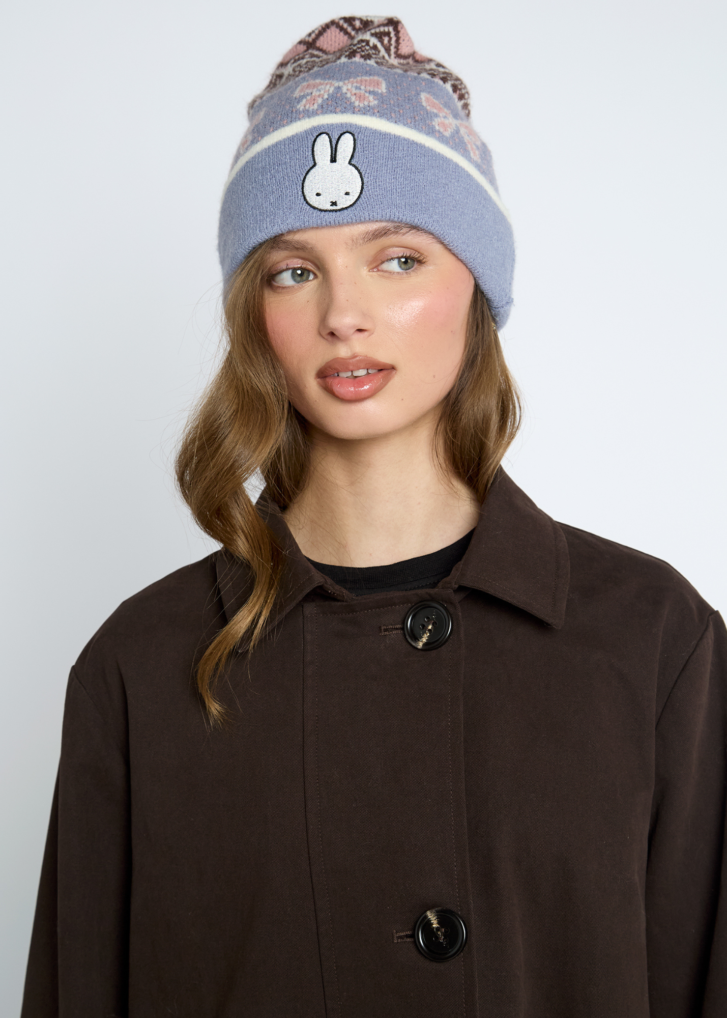 Daisy Street - Miffy Fair Isle Beanie Hat