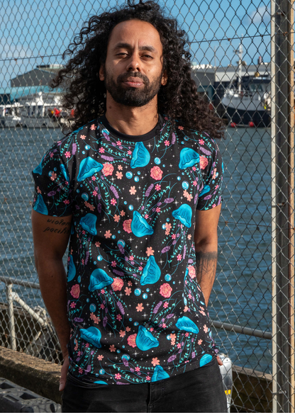 Rebel Romance - Rebel Romance Floral Jellyfish T-Shirt