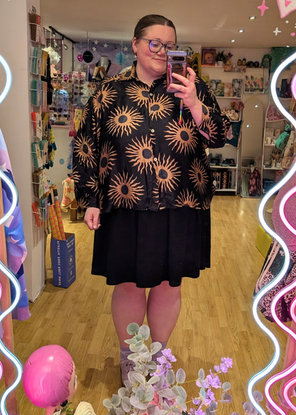 The Edit - Black and Brown Sun Shirt