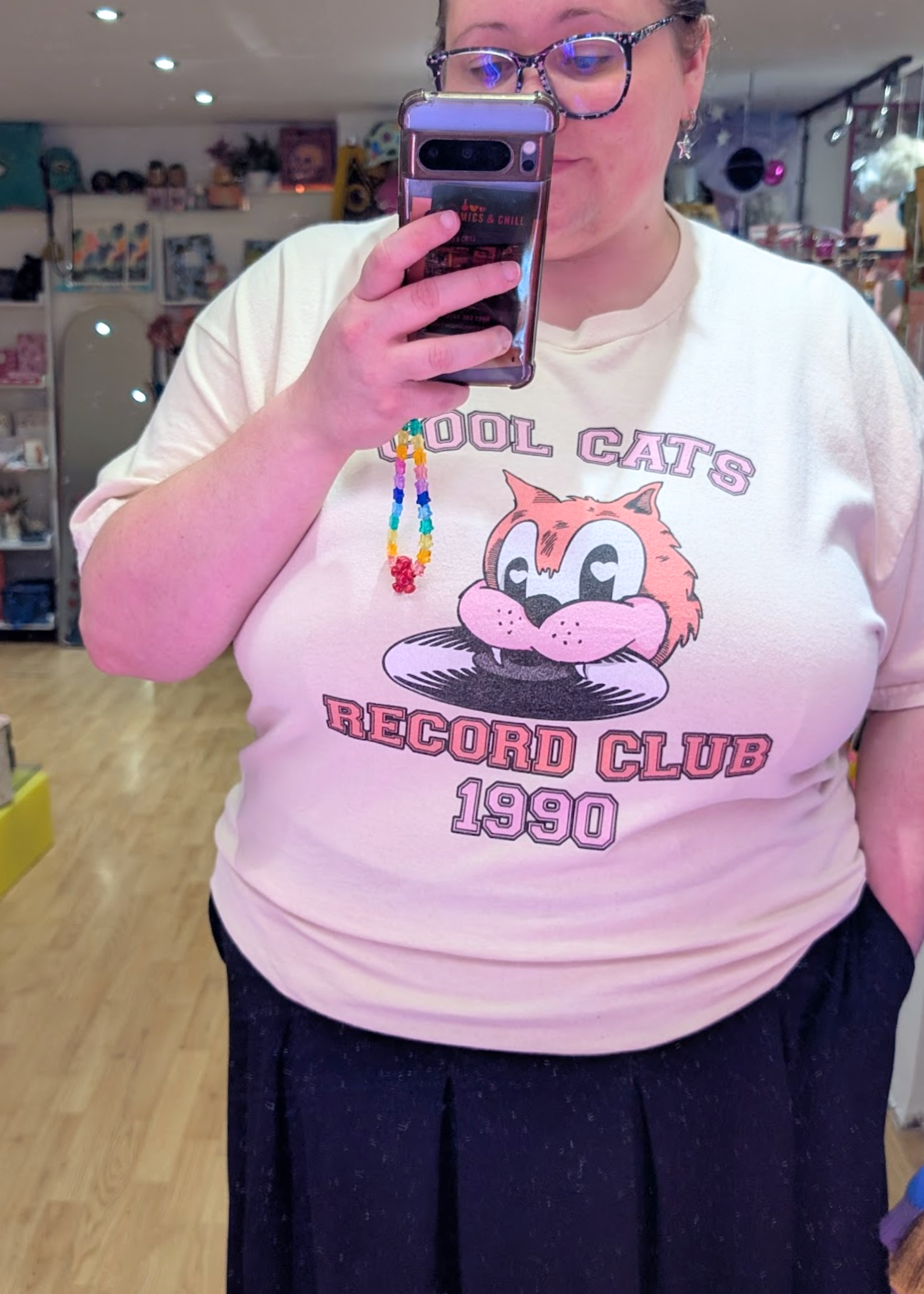 Home of Rainbows - Unisex Cool Cats Record Club Charity Tee