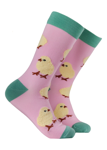 Socktopus - Pink Fluffy Chick Socks