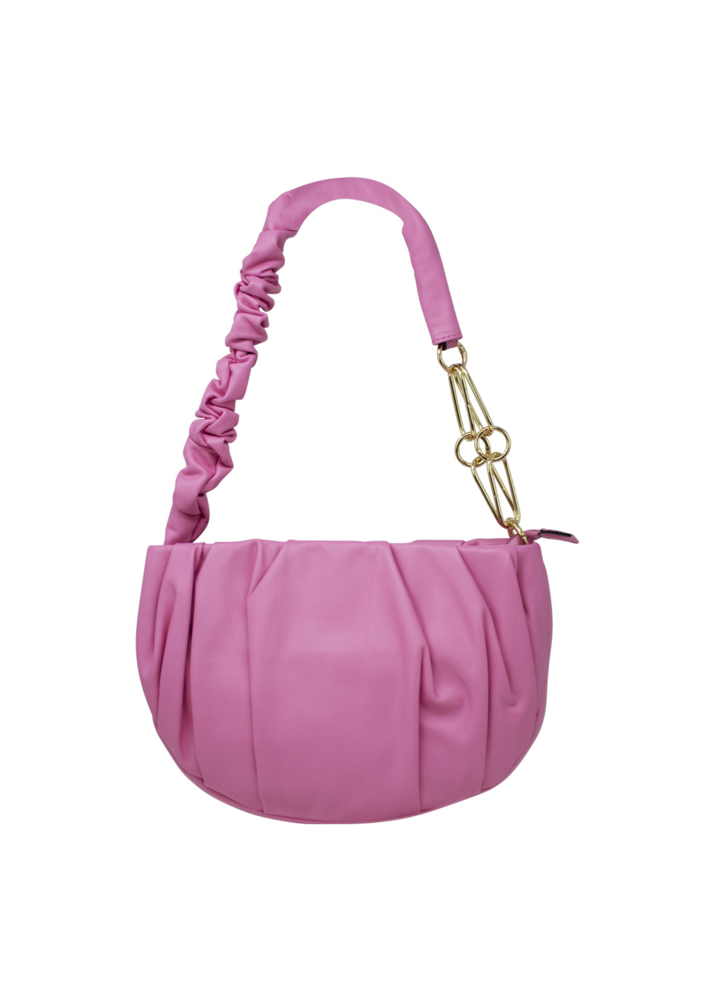 The Edit - Ruffle Crossbody Bag in Pink