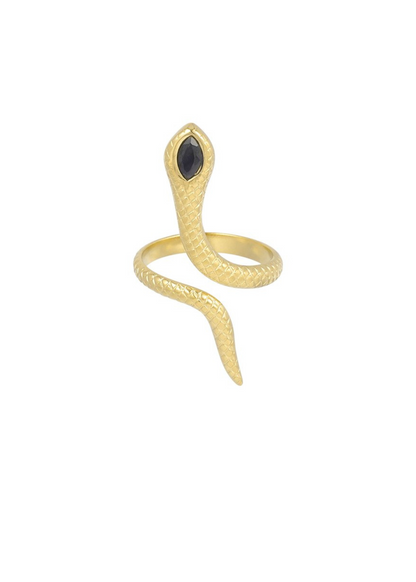 The Edit - Jewel Winding Snake Ring