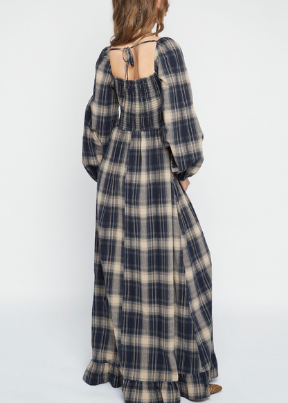 Daisy Street - Shella Check Maxi Dress