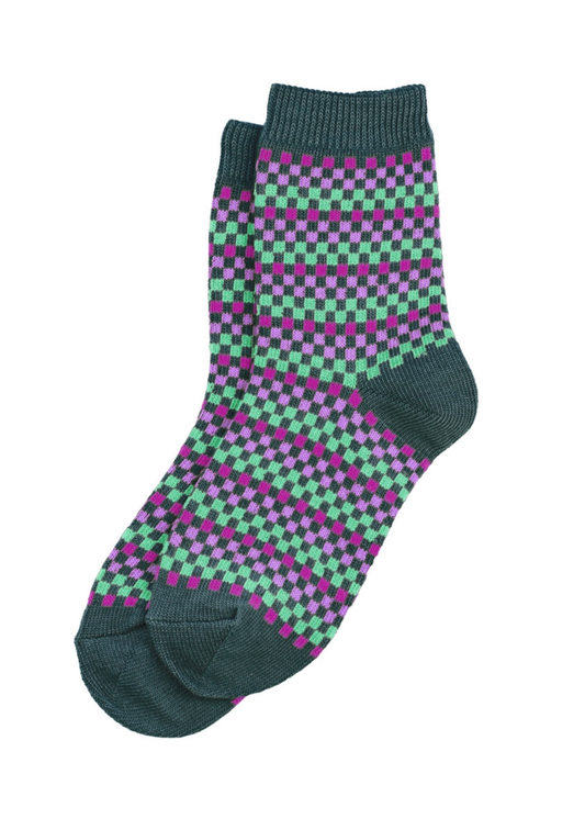 Joe Cool - Green Pixels Socks
